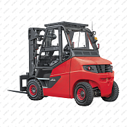 Погрузчик электро Linde E60 6 т 80/1240 В/Ач